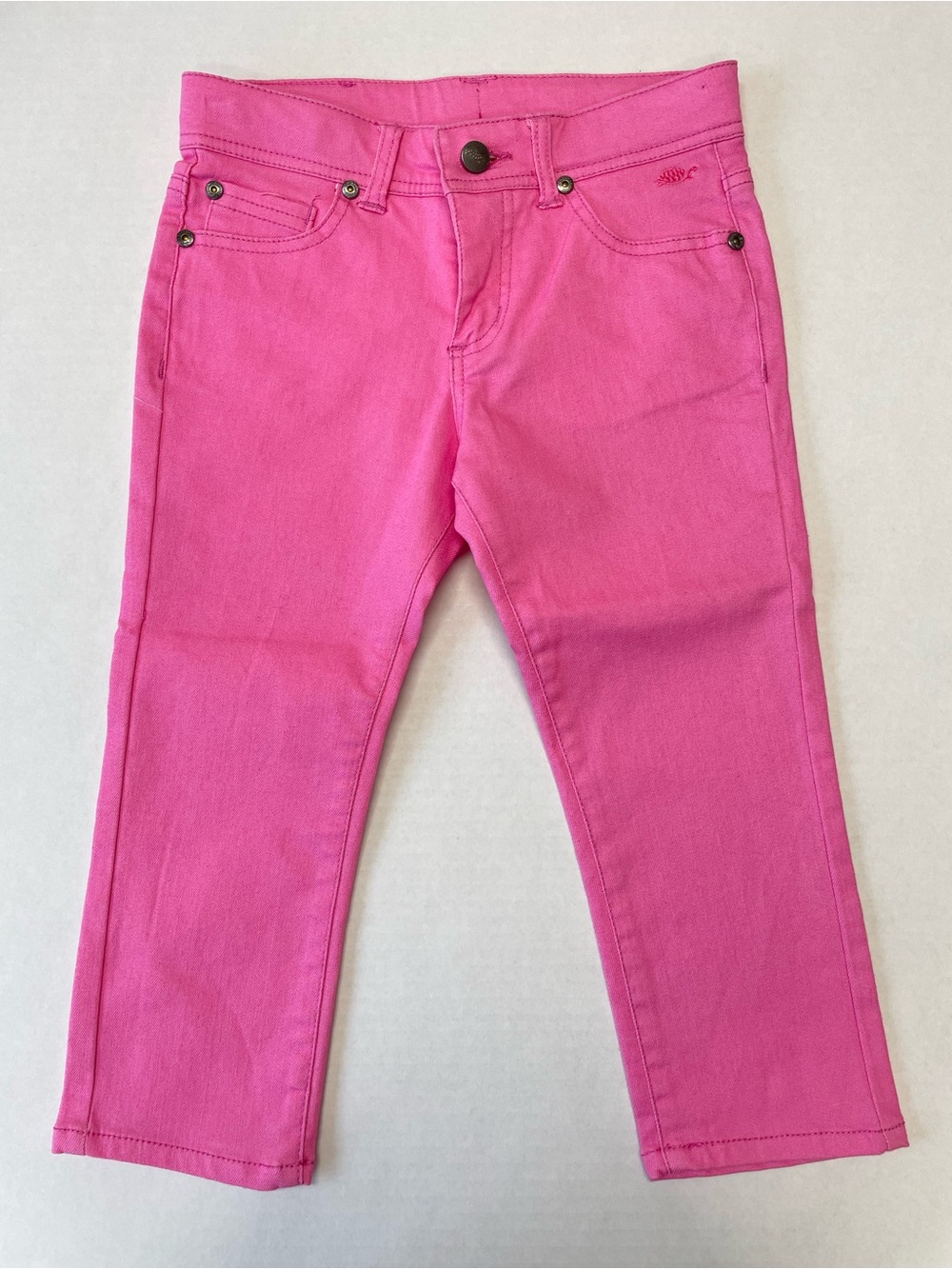 NWT Lolly Wolly Doodle Girl’s 7 Bright Pink Jeans Pants Pockets Back to School